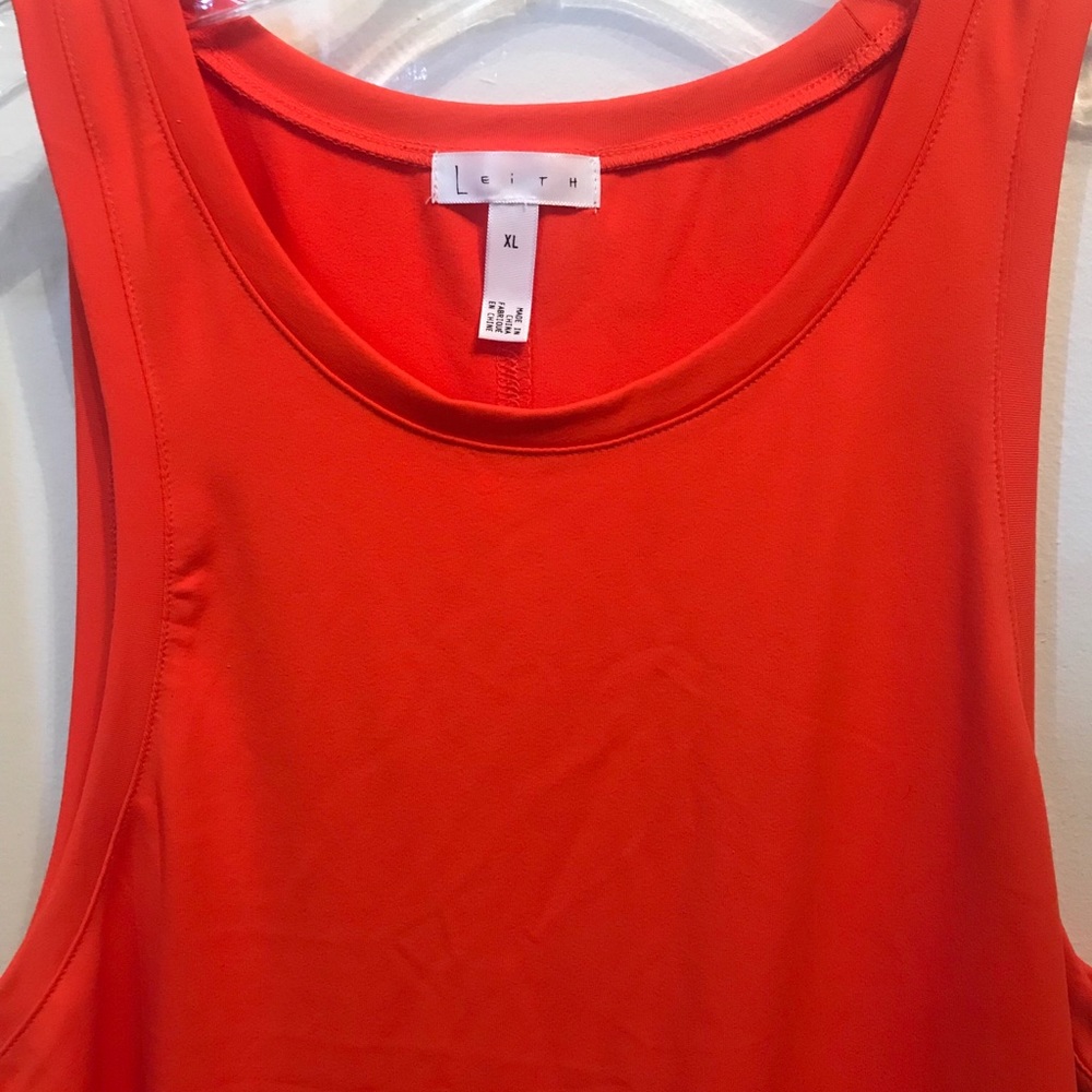 Orange Sleeveless Dress